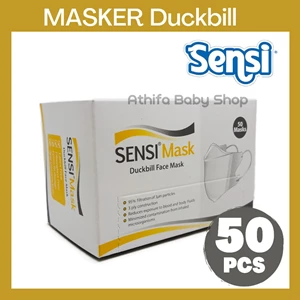 Masker SENSI DUCKBILL FACE MASK 50PCS/box Masker Medis