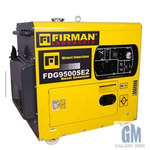 Genset Diesel Silent FIRMAN FDG9500SE2 6300 Watt / Genset solar