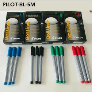 Pulpen Ballpont Balliner Pilot Warna Hitam & Biru