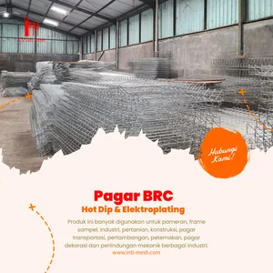 Pagar BRC HotDip EP 60cm(4mm) - 240cm(8mm) x 240cm 