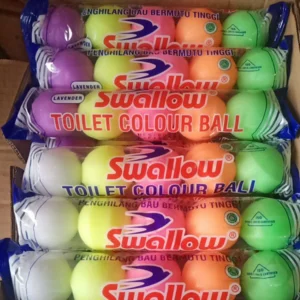 SWALLOW KAMPER TOILET COLOR BALL ISI 5 pcs ( S-109 )  / Kapur Barus 