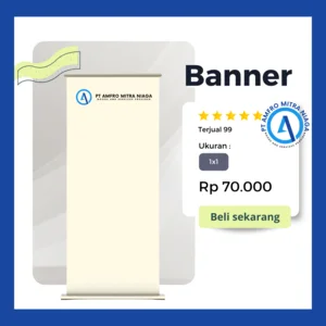 Cetak Banner / X Banner / Standing Banner 
