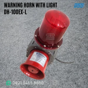 Warning horn with light/ Alarm horn / Start warning horn  Daesung DSS Model DH-100EX-L  - Syubbanjaya