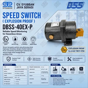 Conveyor Speed Switch / Speed Sensor / DBSS-40EX-P - Syubbanjaya