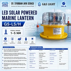 5NM Solar Powered Marine Beacon Light Type GS-LS-H - Syubbanjaya