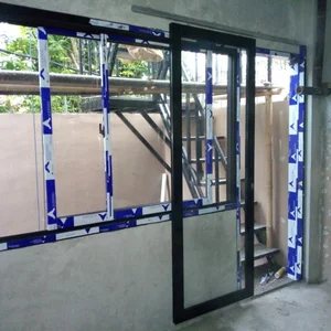 Pintu Aluminium Kaca Minimalis Custom