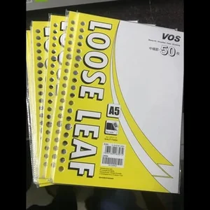 Isi Loose Leaf POLOS VOS isi 50 Lembar A5