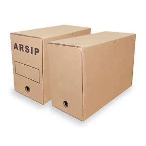 box file arsip box Warna Coklat 