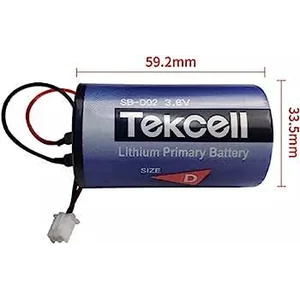 SB-D02 Tekcell Lithium 3.6v Battery D Size dangan plug PS12
