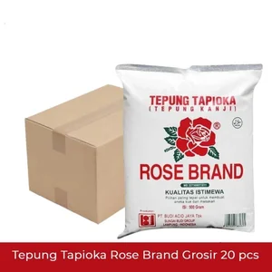 Tepung Tapioka Rose Brand Grosir - 1 Karton 20 pcs