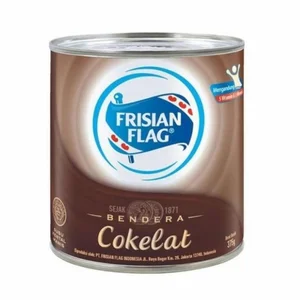 Frisian flag susu kental manis cokelat kaleng 370gr