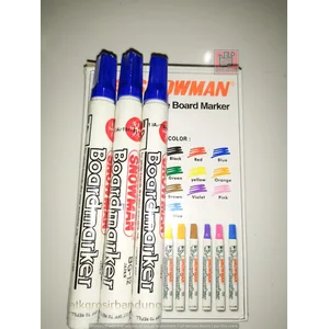 Spidol Whiteboard snowman Warna Biru