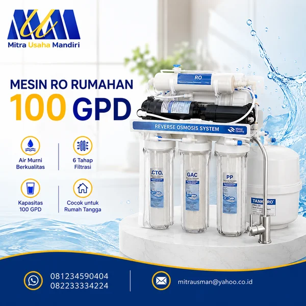 Mesin RO rumahan 100 gpd - Filter Air