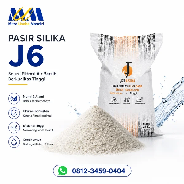 Pasir Silika Merk J6 / J-six