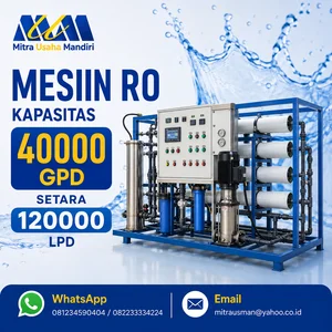 MESIN RO KAPASITAS 40000 GPD SETARA 120000 LPD