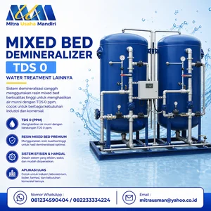 MIXED BED DEMINERALIZER TDS 0 WATER TREATMENT LAINNYA