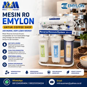 Mesin RO Emylon - Sistem Pengolahan Air untuk Cafe dan Restoran