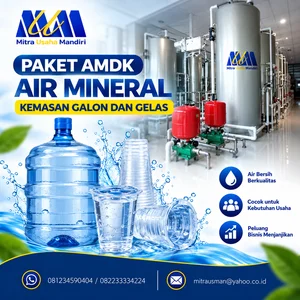 PAKET AMDK AIR MINERAL KEMASAN GALON DAN GELAS