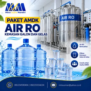 PAKET AMDK AIR RO KEMASAN GALON DAN GELAS