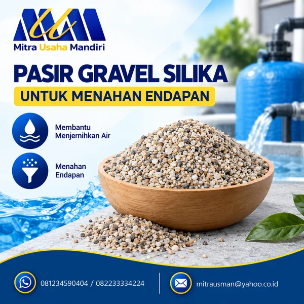 PASIR GRAVEL SILIKA UNTUK MENAHAN ENDAPAN