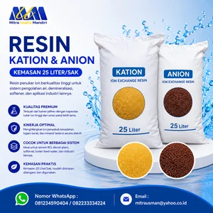 Resin Kation Anion Kemasan  25 Liter/Zak