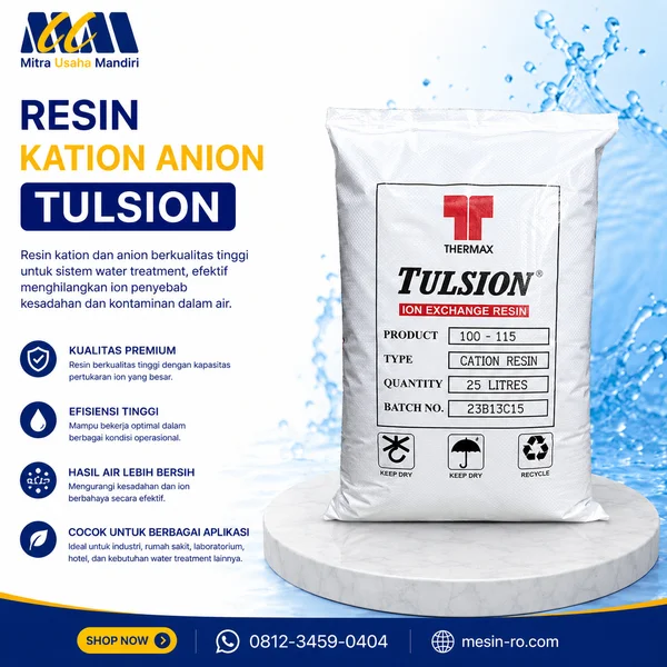 RESIN KATION ANION TULSION 25kg