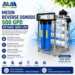 Mesin Reverse Osmosis 500 Gpd setara 1800 LPH