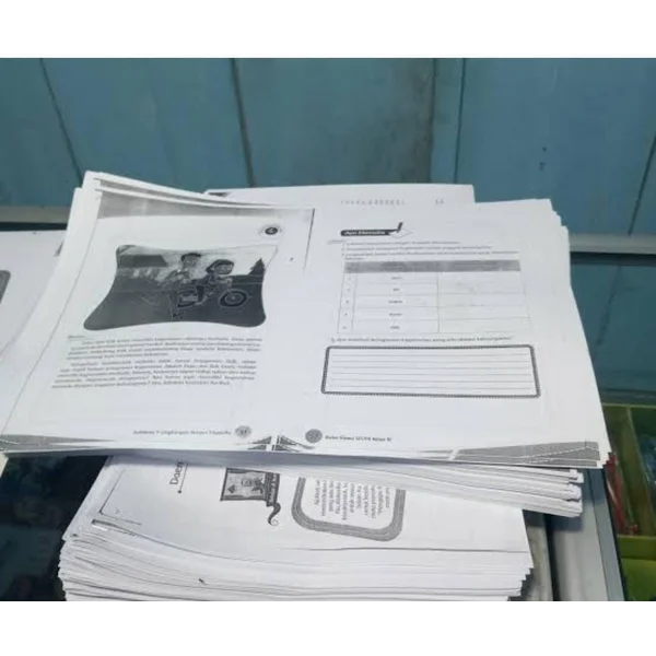 (Foto Copy) Fotocopy F4 Hitam Putih