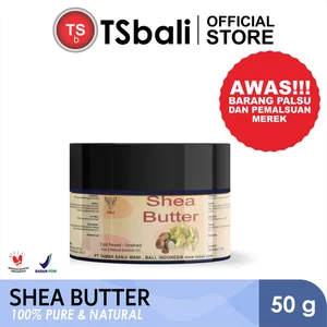PIKA Shea Butter Unrefined 100% Murni & Alami 50g - TSb - Kosmetik