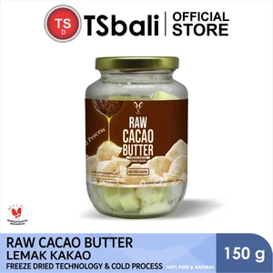 IBEX Raw Cacao Butter / Lemak Kakao / Lemak Coklat Freeze Dried 150gr