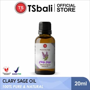 TSBali Clary Sage Oil Minyak Clary Sage Essential Oil 100% Murni 20ML