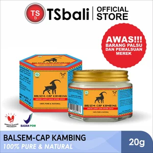 IBEX Balsem Cap Kambing-Goat Balm/Balsem Herbal Nyeri Otot Sendi 20g