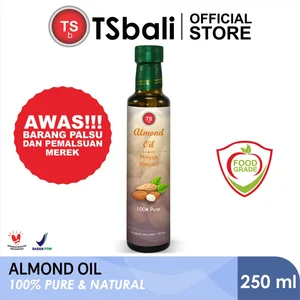 TSb Almond Oil - Minyak Almond 250ml Cold Pressed Unrefined Food Grade