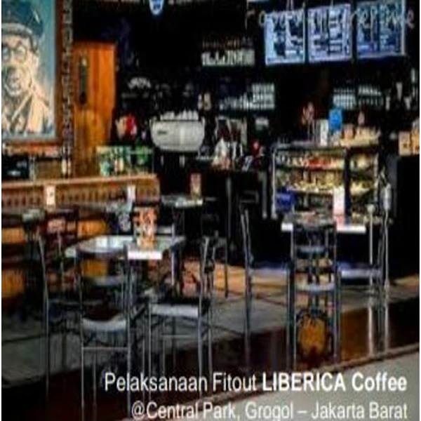 Pekerjaan Fit Out Liberica Coffee Central Park By PT. Ginza Sukses Mandiri