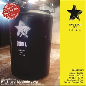Tangki Air Toren FIve Star 2000 Liter