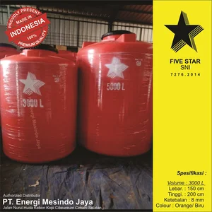 Toren Tangki Air FIve Star 3000 Liter