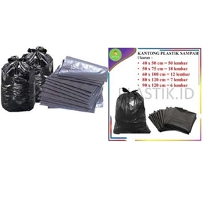 Garbage bag-garbage plastic-big black plastic-garbage polybag
