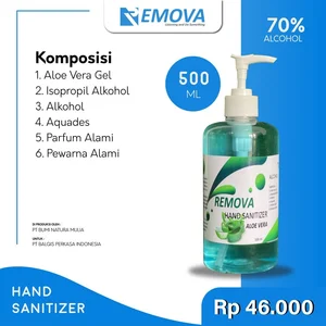 Hand Sanitizer Aloe Vera Remova 500 ml