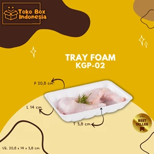 Tray Foam KGP02 / Tempat Buah dan Sayur 