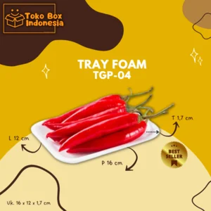Foam Tray TGP04 / Foam Tray Fruit / Meat / Vegetable / Fruit and Vegetable Packaging Tool