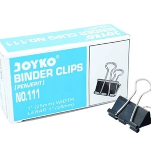 Klip Kertas / Binder Clips Joyko No. 111