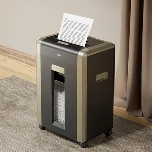 Deli ET099 A4 F4 Paper Shredder 25 Sheet Capacity 31 Liter Size