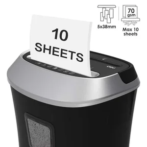Deli Paper Shredder 10 Sheet Capacity 20 Liter E9948