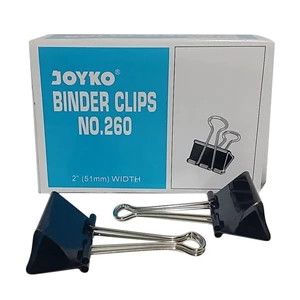  Klip Kertas binder clip 260 di monotaro.id ; Size (inch) · 1-1/4 ; Item Size (cm) · 3.2x5.5