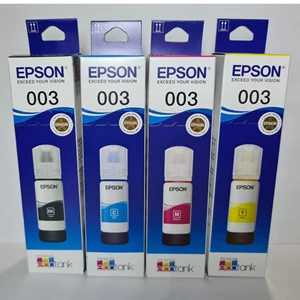 Peralatan Kantor Tinta Epson 003 - 1 SET tinta Printer isi 4
