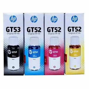 Tinta Labeller printer HP Tinta GT 1 Set (GT 53 Black + 1 Set CMY GT 52) Origina isi 4