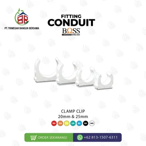 Fitting Pipa Conduit BOSS CLAMP CLIP 20mm & 25mm