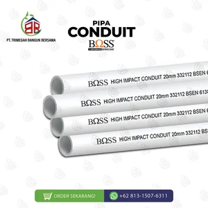 Pipa PVC Conduit Boss 20mm Putih