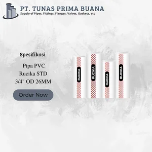 Pipa PVC Rucika STD Size 3/4" OD 26MM