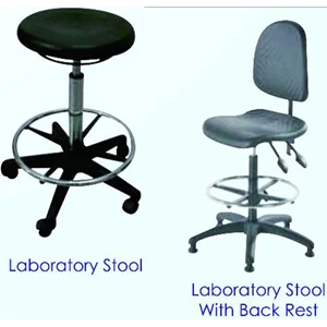 Kursi Laboratorium Laboratory Stool & Laboratory Stool With Back Rest